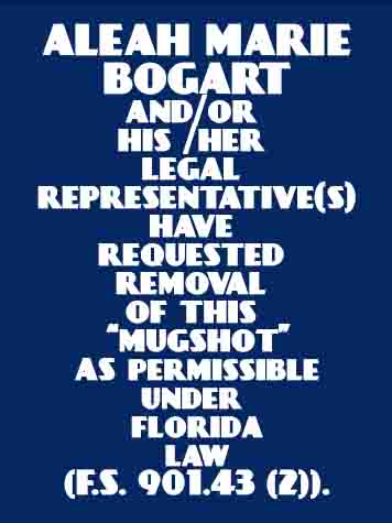 ALEAH MARIE BOGART  Info, Photos, Data, and More About ALEAH MARIE BOGART  / ALEAH MARIE BOGART  Tampa Area