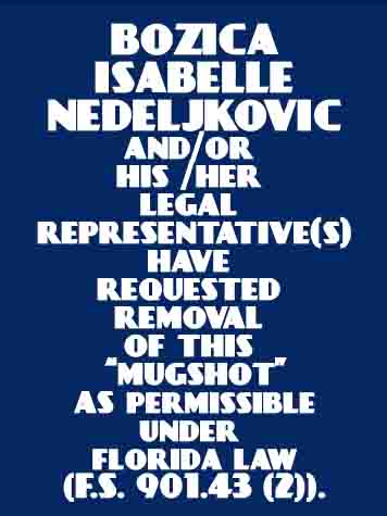 BOZICA ISABELLE NEDELJKOVIC  Pics