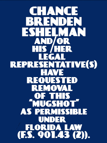 CHANCE BRENDEN ESHELMAN Pics CHANCE BRENDEN ESHELMAN Pics