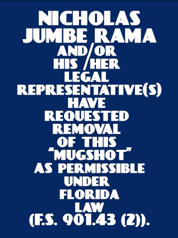 NICHOLAS JUMBE RAMA  Info, Photos, Data, and More About NICHOLAS JUMBE RAMA  / NICHOLAS JUMBE RAMA  Tampa Area