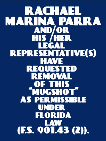 RACHAEL MARINA PARRA  Info, Photos, Data, and More About RACHAEL MARINA PARRA  / RACHAEL MARINA PARRA  Tampa Area