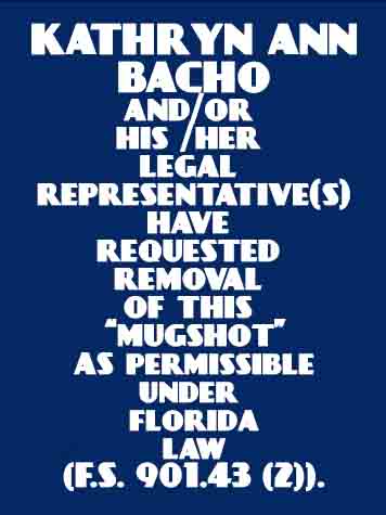 KATHRYN ANN BACHO  Pics